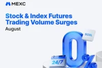 MEXC Stock Futures August Volume Surges 130% Amid US and Korean Chip Sector Growth
